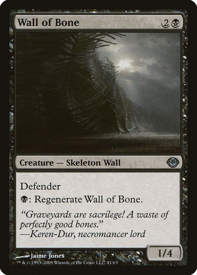 Wall of Bone [Duel Decks: Garruk vs. Liliana] | The CG Realm