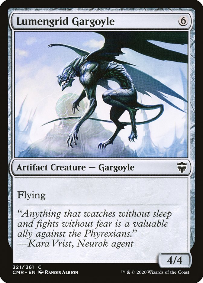 Lumengrid Gargoyle [Commander Legends] | The CG Realm