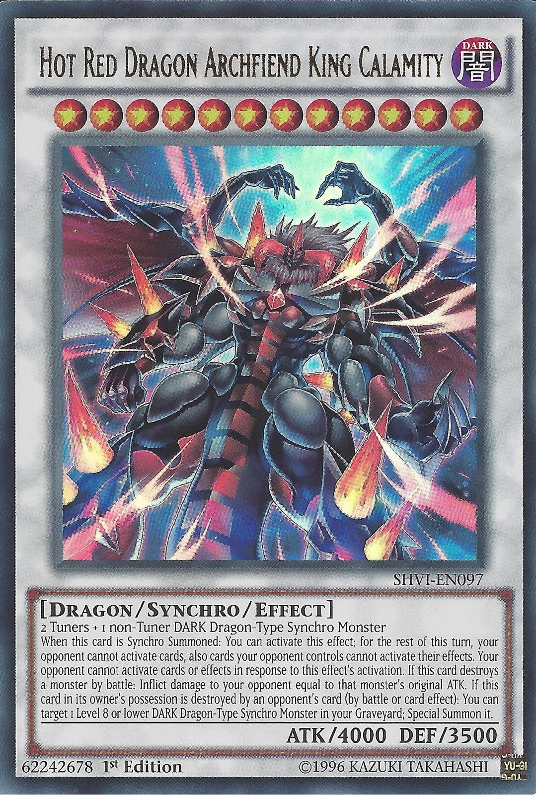 Hot Red Dragon Archfiend King Calamity [SHVI-EN097] Ultra Rare | The CG Realm