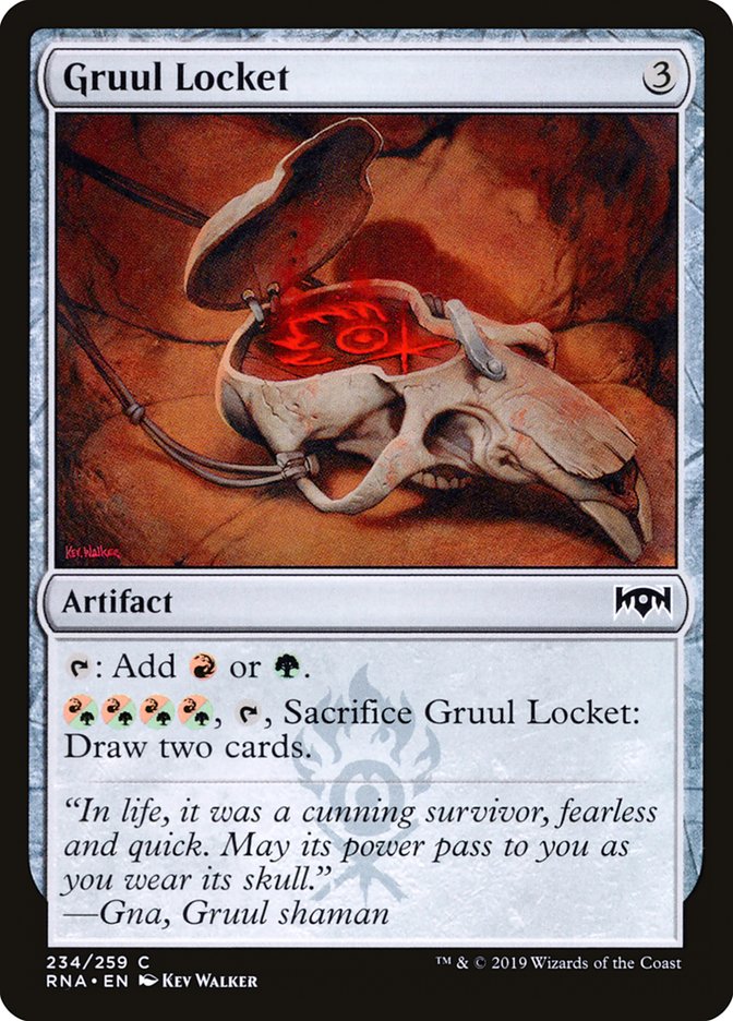 Gruul Locket [Ravnica Allegiance] | The CG Realm