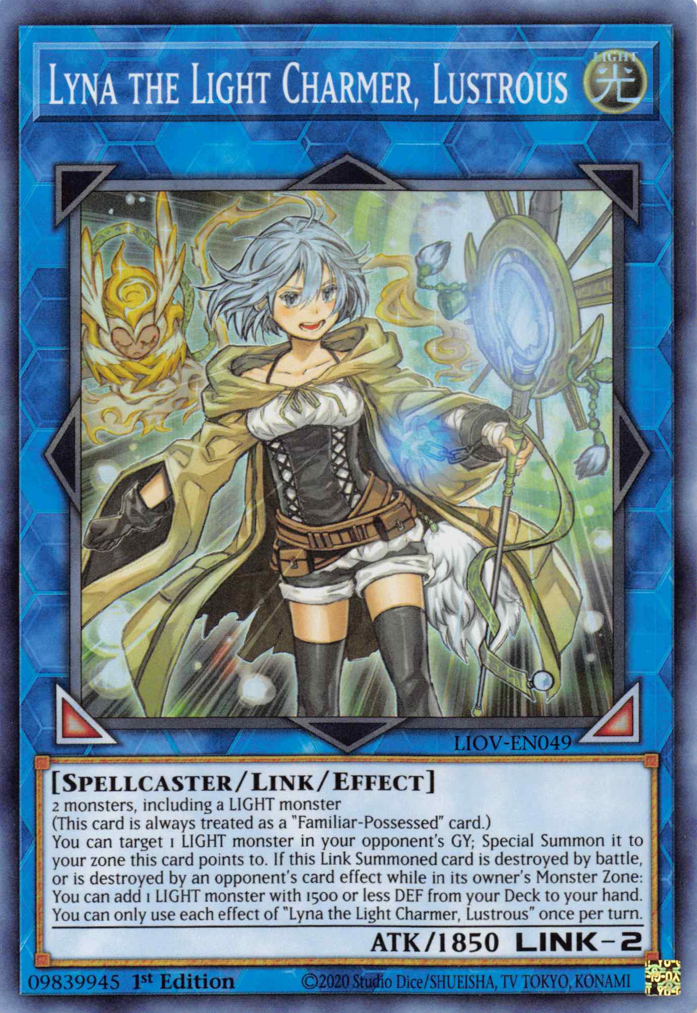 Lyna the Light Charmer, Lustrous [LIOV-EN049] Super Rare | The CG Realm