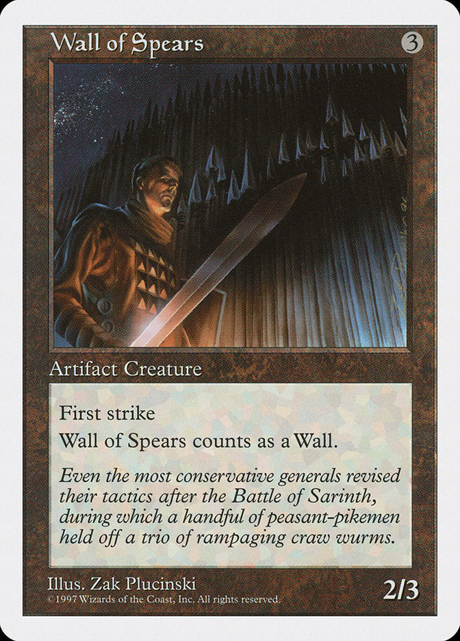 Wall of Spears [Fifth Edition] | The CG Realm