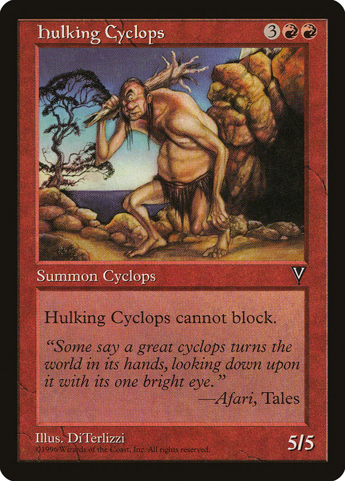 Hulking Cyclops [Visions] | The CG Realm