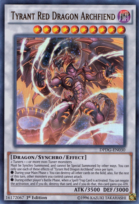 Tyrant Red Dragon Archfiend [DPDG-EN030] Ultra Rare | The CG Realm