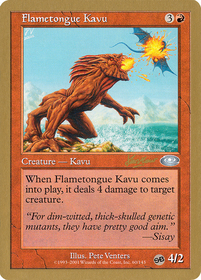 Flametongue Kavu (Sim Han How) (SB) [World Championship Decks 2002] | The CG Realm