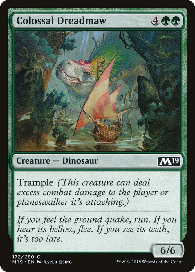 Colossal Dreadmaw [Core Set 2019] | The CG Realm