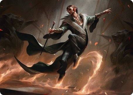 Fleetfoot Dancer Art Card [Streets of New Capenna Art Series] | The CG Realm
