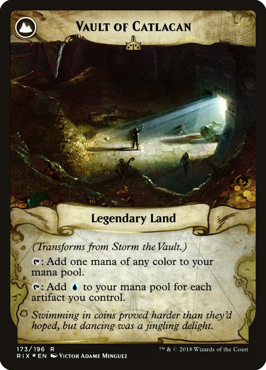 Storm the Vault (PRE-173) - Rivals of Ixalan Promos: (compasslanddfc) Foil