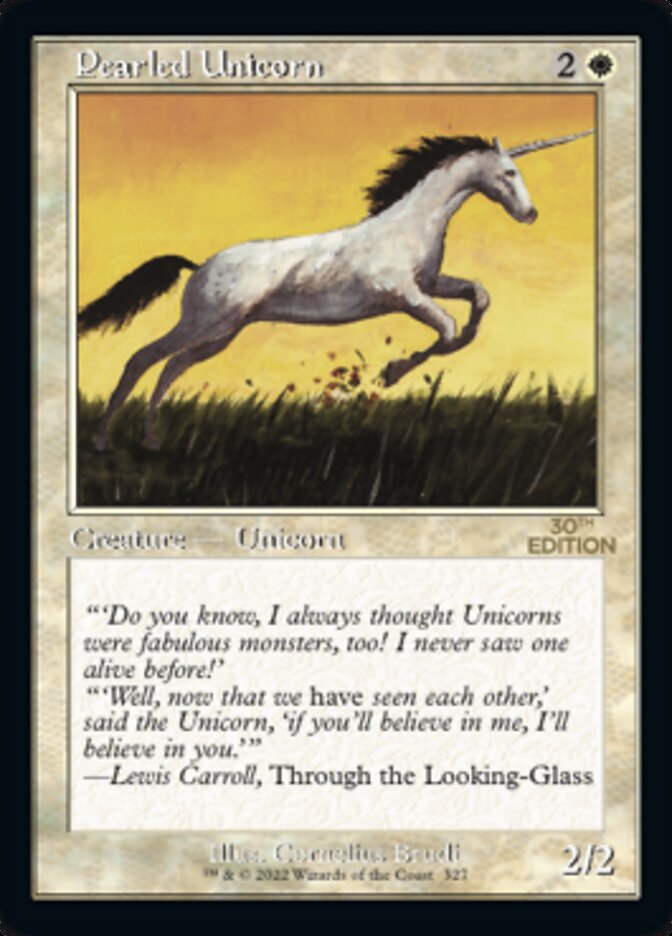 Pearled Unicorn (Retro Frame) (30A-327) - 30th Anniversary Edition