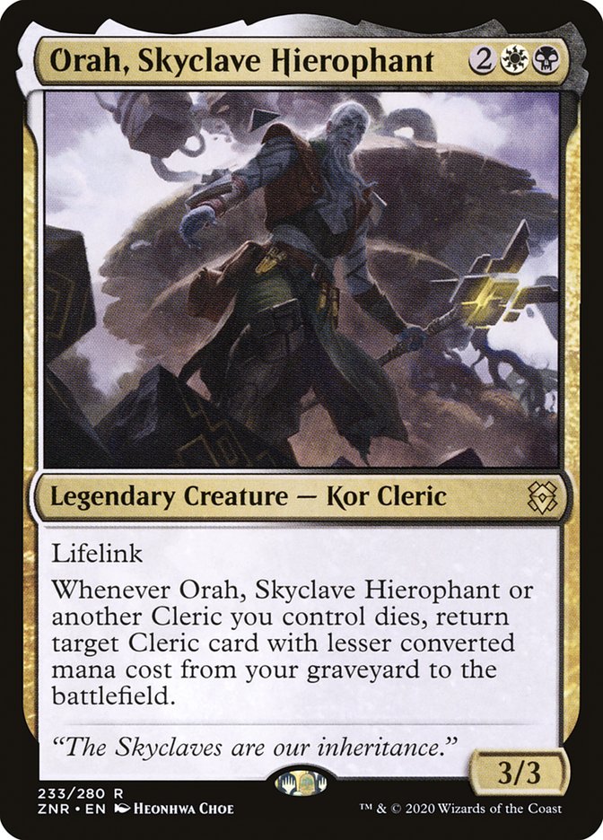 Orah, Skyclave Hierophant [Zendikar Rising] | The CG Realm