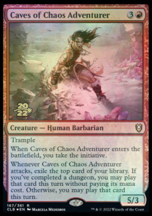 Caves of Chaos Adventurer [Commander Legends: Battle for Baldur's Gate Prerelease Promos] | The CG Realm