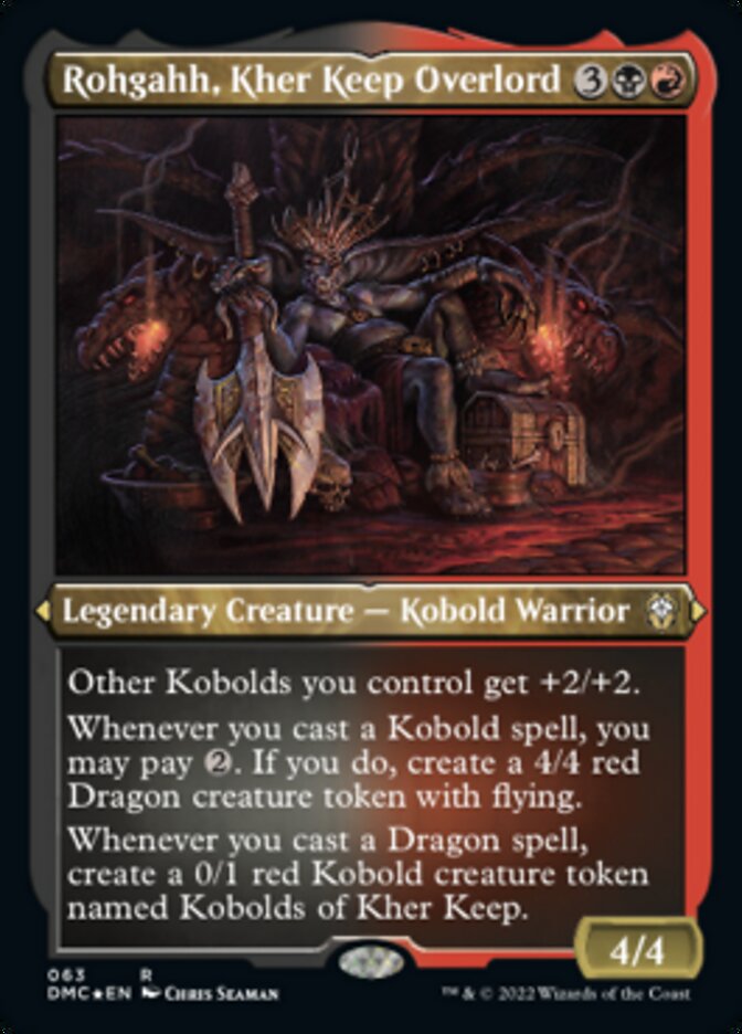 Rohgahh, Kher Keep Overlord (Foil Etched) [Dominaria United Commander] | The CG Realm