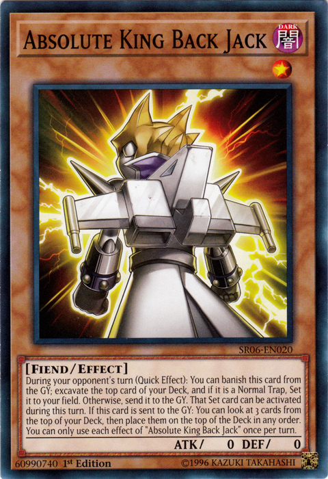 Absolute King Back Jack [SR06-EN020] Common | The CG Realm