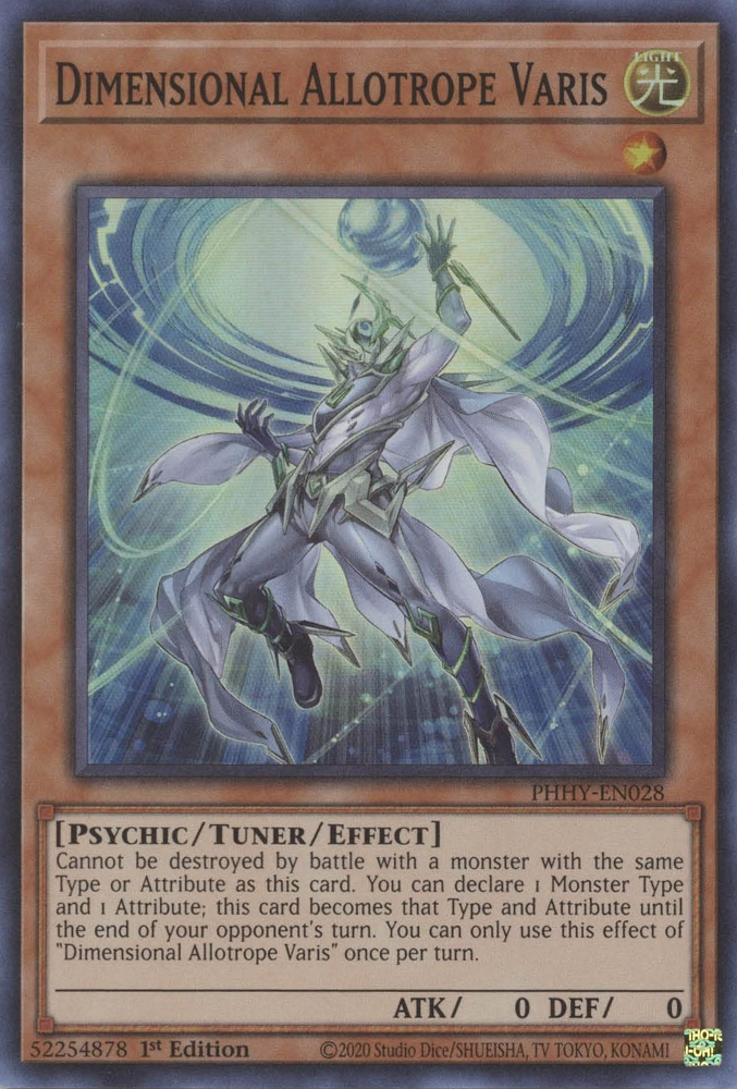 Dimensional Allotrope Varis [PHHY-EN028] Super Rare | The CG Realm