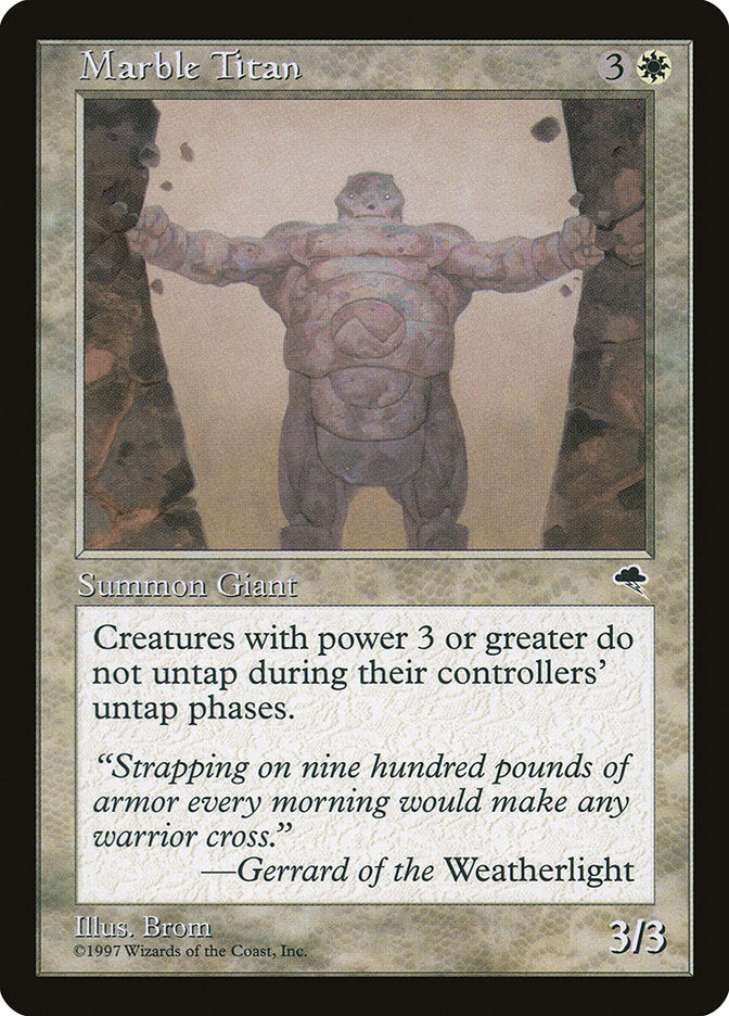 Marble Titan [Tempest] | The CG Realm