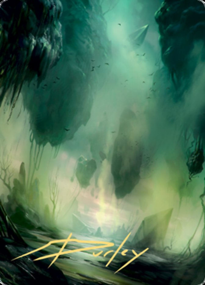 Swamp 1 Art Card (Gold-Stamped Signature) [Zendikar Rising Art Series] | The CG Realm
