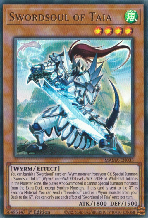 Swordsoul of Taia [MAMA-EN035] Ultra Rare | The CG Realm