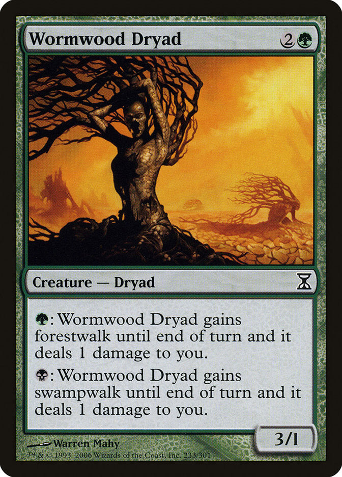 Wormwood Dryad [Time Spiral] | The CG Realm