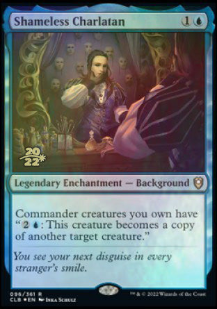 Shameless Charlatan [Commander Legends: Battle for Baldur's Gate Prerelease Promos] | The CG Realm