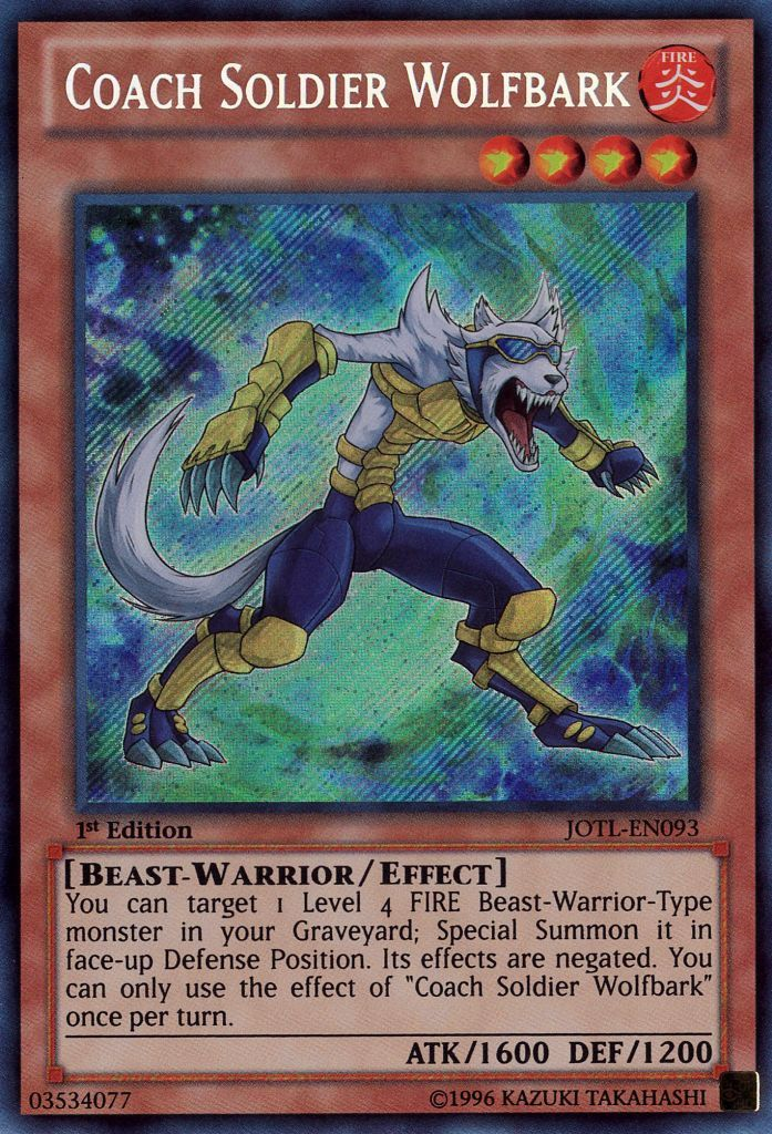 Coach Soldier Wolfbark [JOTL-EN093] Secret Rare | The CG Realm