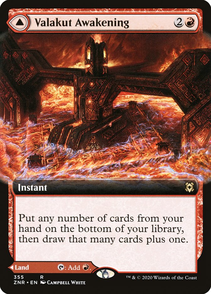 Valakut Awakening (Extended Art) (ZNR-355) - Zendikar Rising: (Extended Art)