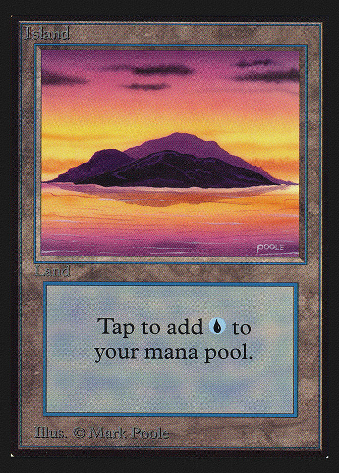 Island (Sunset / Signature on Right) [Collectors' Edition] | The CG Realm