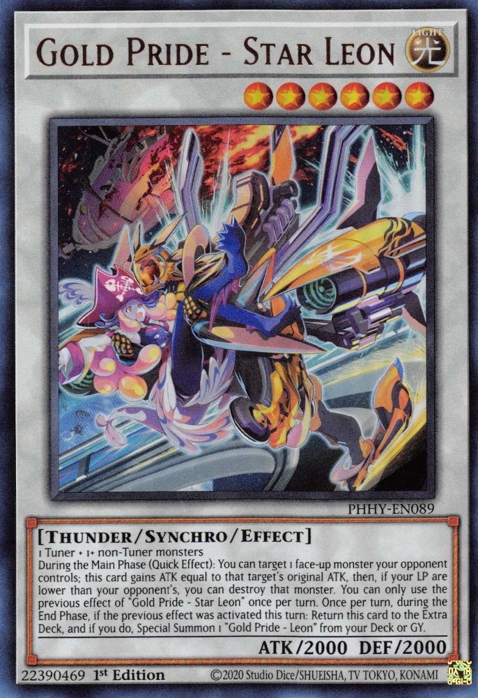 Gold Pride - Star Leon [PHHY-EN089] Ultra Rare | The CG Realm