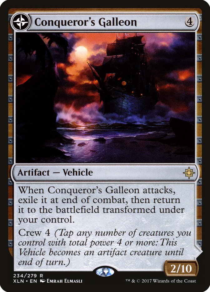 Conqueror's Galleon // Conqueror's Foothold [Ixalan] | The CG Realm