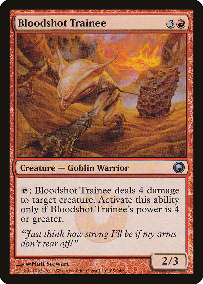 Bloodshot Trainee [Scars of Mirrodin] | The CG Realm