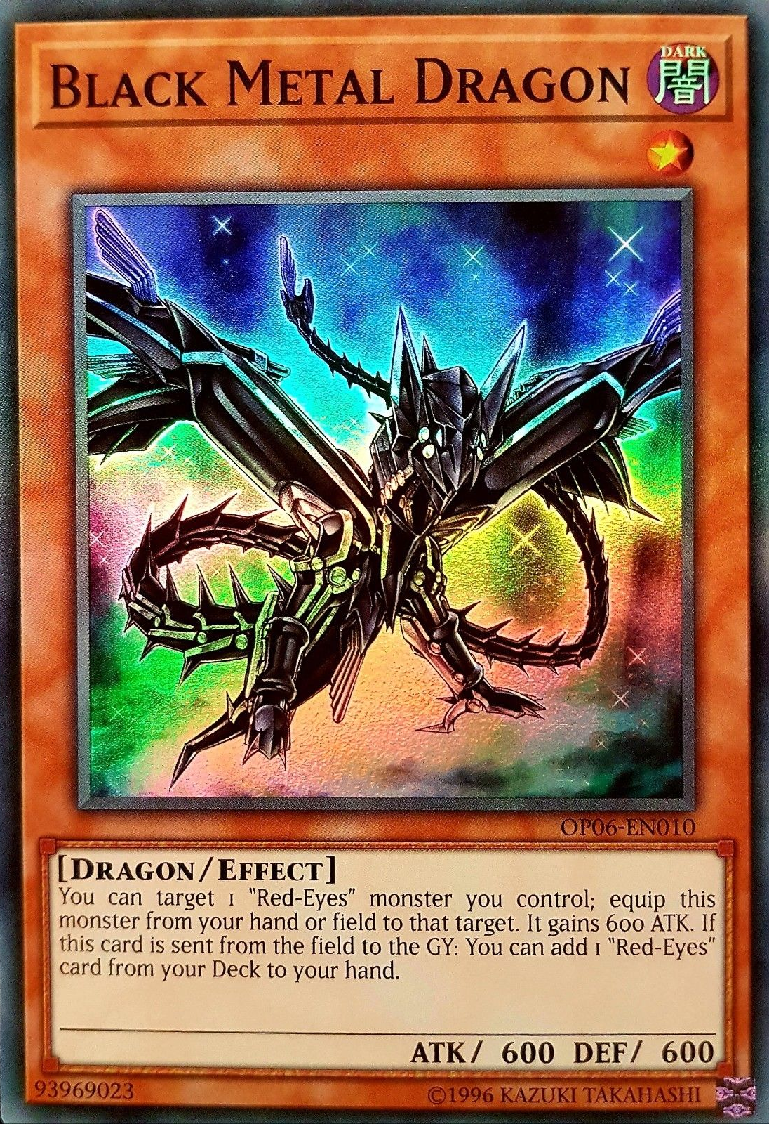 Black Metal Dragon [OP06-EN010] Super Rare | The CG Realm