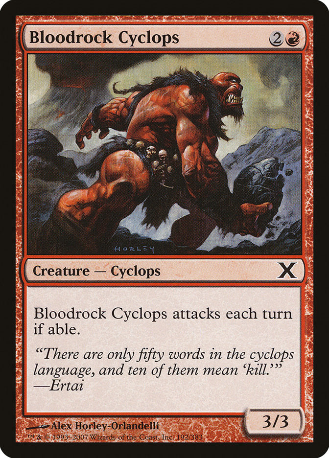 Bloodrock Cyclops [Tenth Edition] | The CG Realm