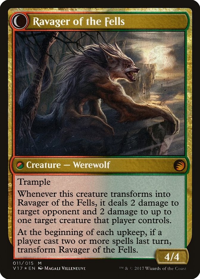 Huntmaster of the Fells (V17-011) - From the Vault: Transform: (Double Faced Transform) Foil