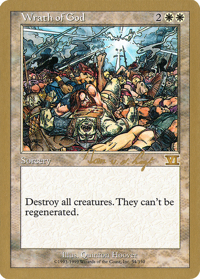 Wrath of God (Tom van de Logt) [World Championship Decks 2000] | The CG Realm