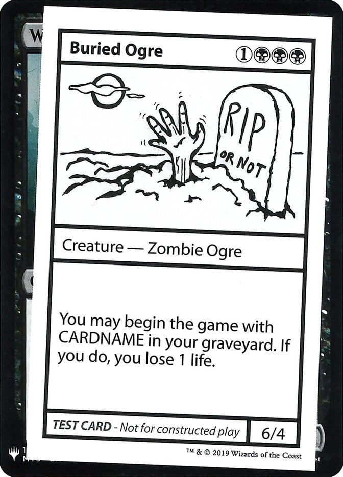 Buried Ogre [Mystery Booster Playtest Cards] | The CG Realm