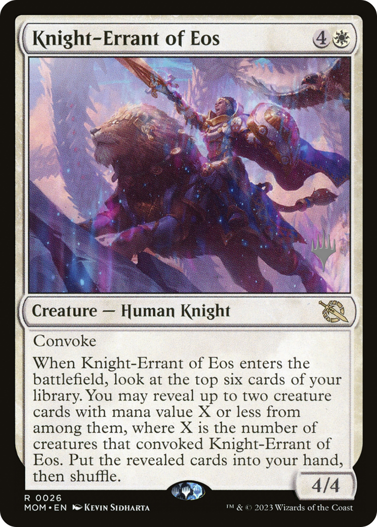 Knight-Errant of Eos (Promo Pack) [March of the Machine Promos] | The CG Realm