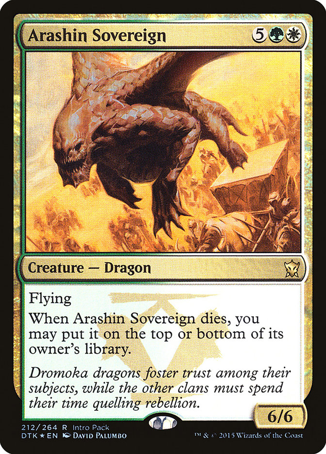 Arashin Sovereign (Intro Pack) [Dragons of Tarkir Promos] | The CG Realm