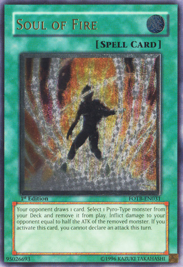 Soul of Fire [FOTB-EN031] Ultimate Rare | The CG Realm