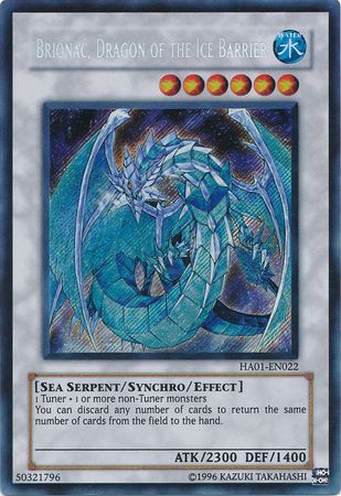 Brionac, Dragon of the Ice Barrier [HA01-EN022] Secret Rare | The CG Realm