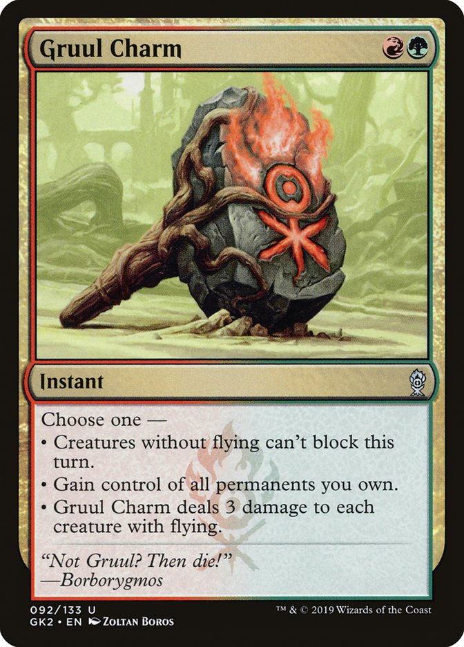 Gruul Charm [Ravnica Allegiance Guild Kit] | The CG Realm