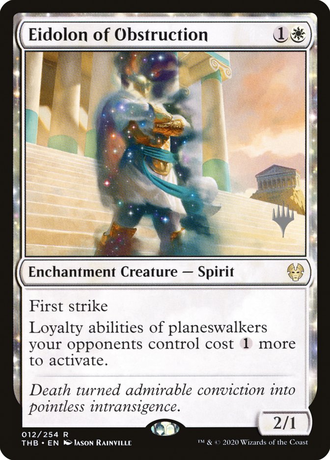 Eidolon of Obstruction (Promo Pack) [Theros Beyond Death Promos] | The CG Realm