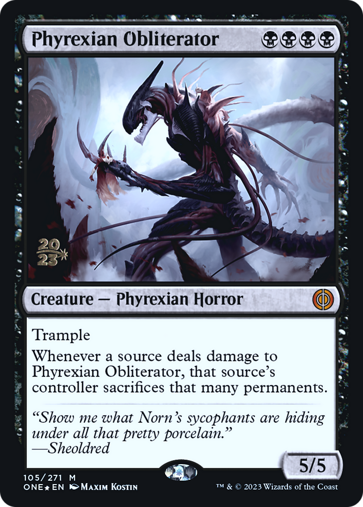 Phyrexian Obliterator [Phyrexia: All Will Be One Prerelease Promos] | The CG Realm