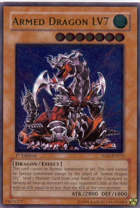 Armed Dragon LV7 [SOD-EN015] Ultimate Rare | The CG Realm