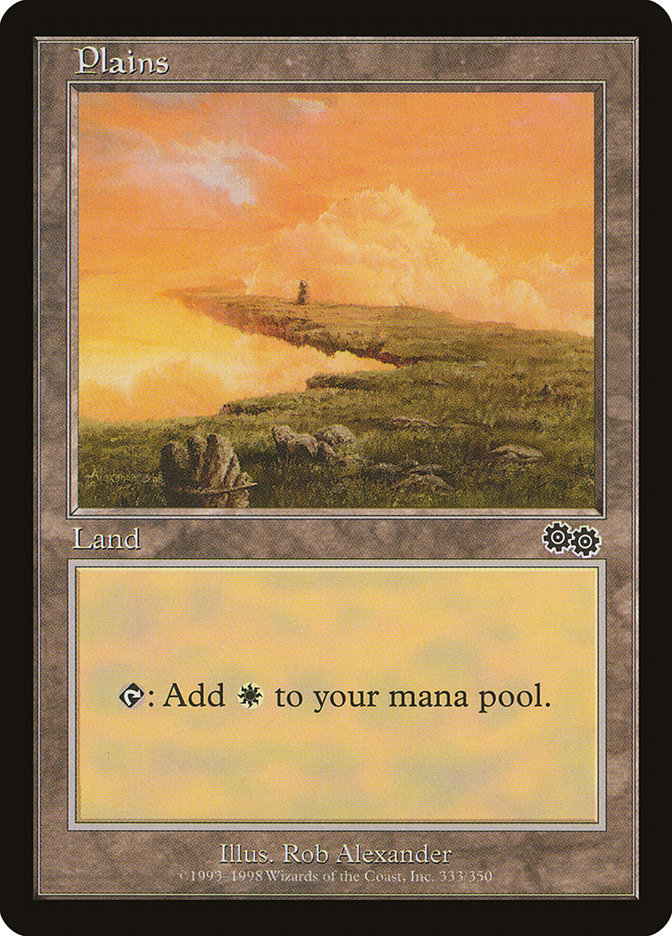 Plains (333) [Urza's Saga] | The CG Realm