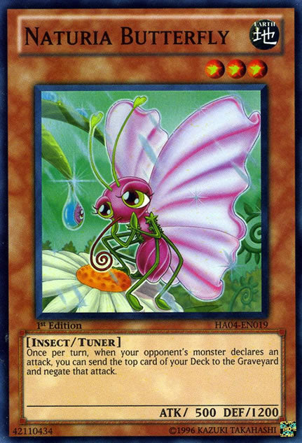 Naturia Butterfly [HA04-EN019] Super Rare | The CG Realm