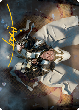 Jerren, Corrupted Bishop Art Card (Gold-Stamped Signature) [Innistrad: Midnight Hunt Art Series] | The CG Realm