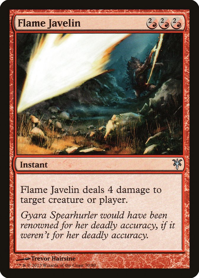 Flame Javelin [Duel Decks: Sorin vs. Tibalt] | The CG Realm