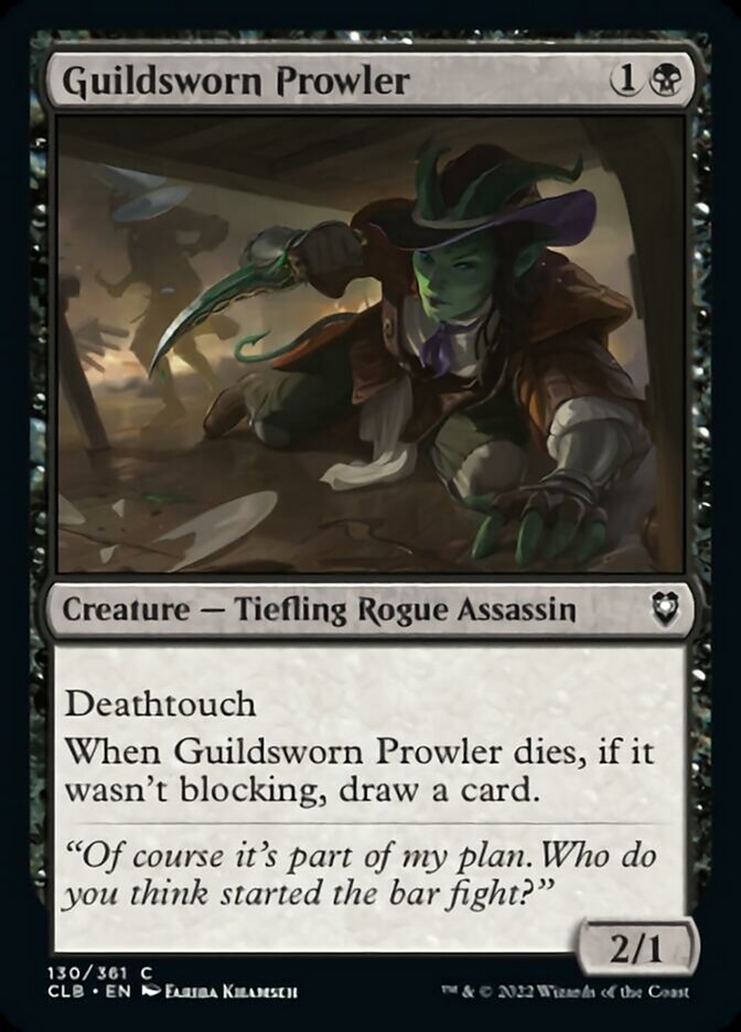 Guildsworn Prowler [Commander Legends: Battle for Baldur's Gate] | The CG Realm
