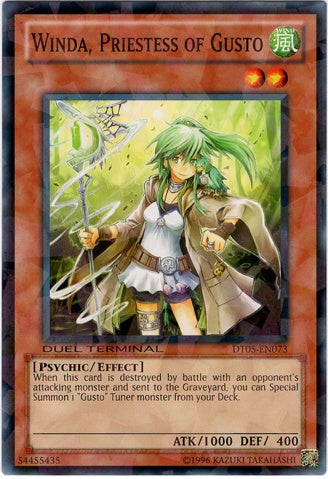 Winda, Priestess of Gusto [DT05-EN073] Common | The CG Realm
