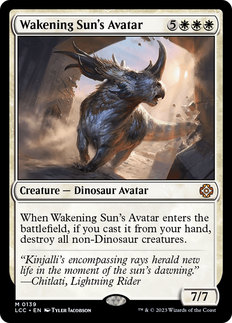 Wakening Sun's Avatar [The Lost Caverns of Ixalan Commander] | The CG Realm