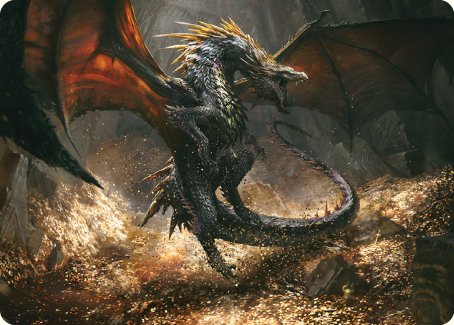 Cavern-Hoard Dragon Art Card [The Lord of the Rings: Tales of Middle-earth Art Series] | The CG Realm